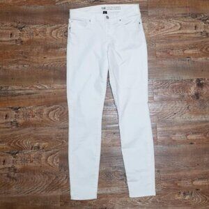 GAP Jean Leggings Denim 26 White Skinny NWOT Modern